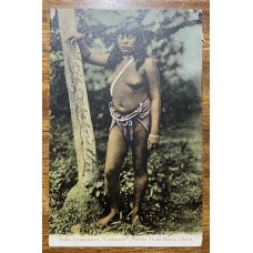 ABORIGENES INDIA CHAMACOCO CHACO ANTIGUA TARJETA POSTAL INDIGENAS